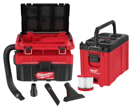 Milwaukee M18 FUEL PACKOUT 2.5 Gallon Wet/Dry HEPA Vacuum + PACKOUT Compact Tool Box