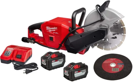 Milwaukee 2786-22HD M18 FUEL Brushless Cordless 9-Inch Cut-Off Saw with ONE-KEY 12.0Ah Kit