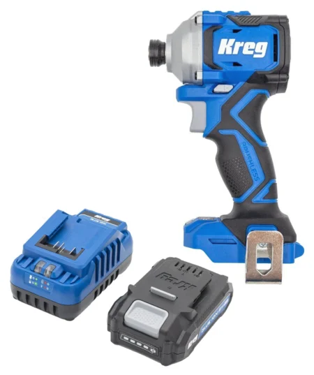 Kreg 20V Ionic Drive 1/4-in Compact Impact Driver 2.0Ah Kit