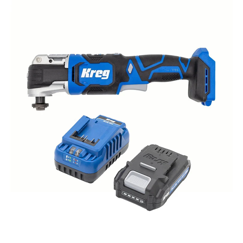 Kreg KPTMT100A 20V Ionic Drive Oscillating Multi-Tool 2.0Ah Kit