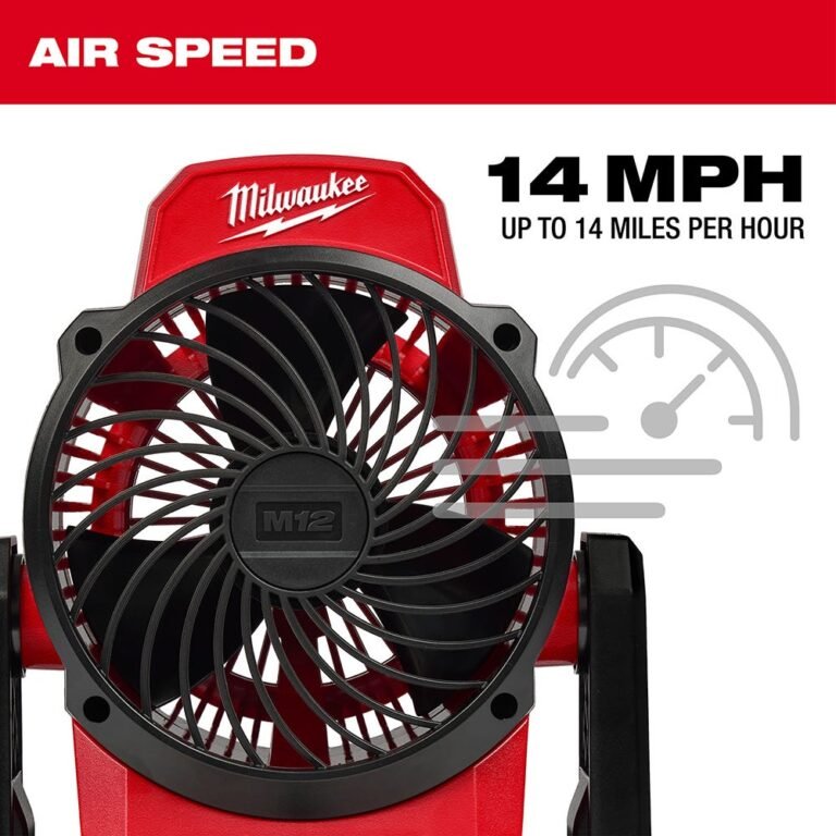 Milwaukee 0820-20 M12 Cordless 400-CFM Mounting Fan, Tool Only