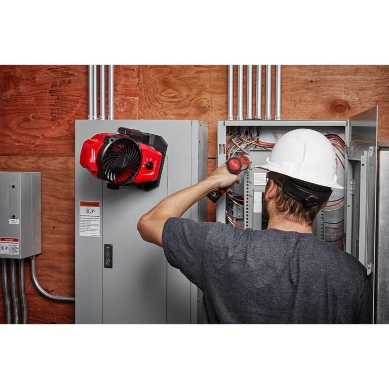 Milwaukee 0820-20 M12 Cordless 400-CFM Mounting Fan, Tool Only