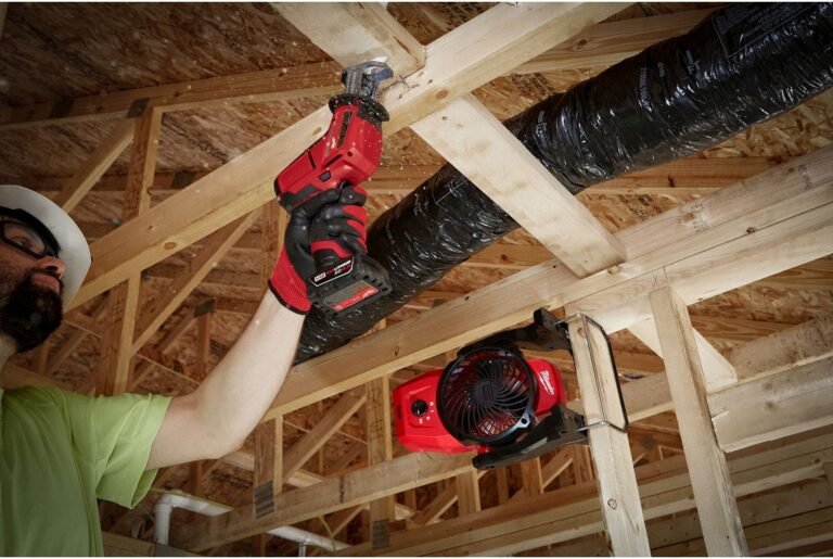 Milwaukee 0820-20 M12 Cordless 400-CFM Mounting Fan, Tool Only