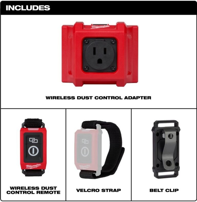 Milwaukee 0950-20 Universal Wireless Dust Control Adapter & Remote Control Kit