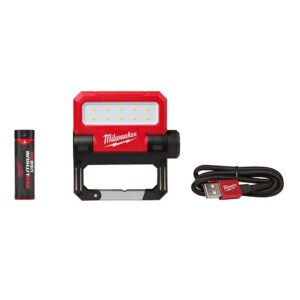 Milwaukee 2114-21 USB Rechargeable ROVER 550-Lumen Pivoting Flashlight