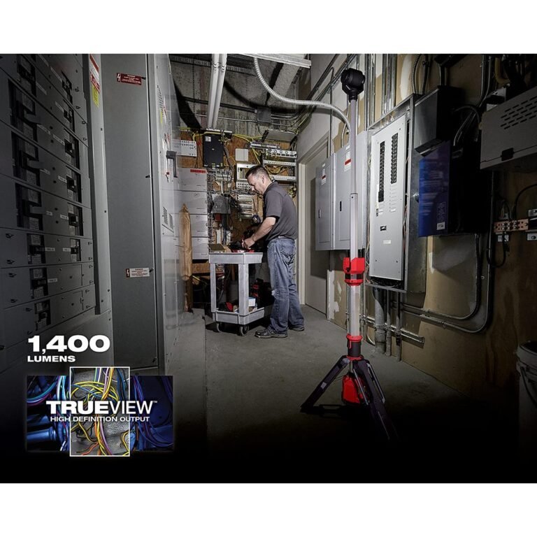 Milwaukee 2132-20 M12 / Corded ROCKET Dual Power Tower 1,400-Lumen Light