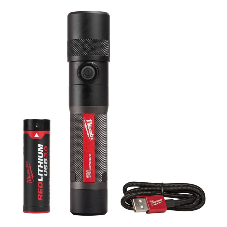 Milwaukee 2161-21 USB Rechargable 1100-Lumen Twist Focus Flashlight
