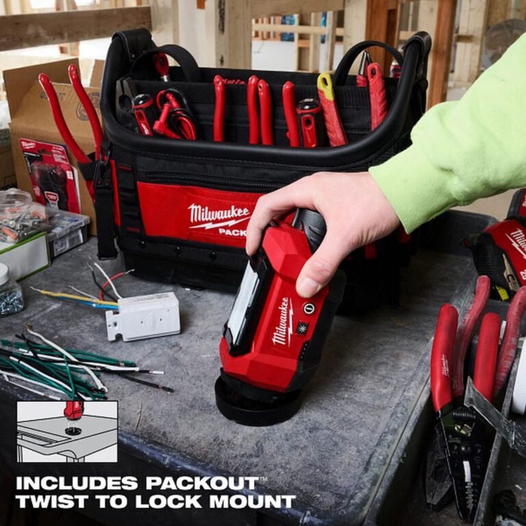 Milwaukee 2350-20 M12 ROVER 1200-Lumen Multi-Directional Flood Light w/ PACKOUT Compatibility