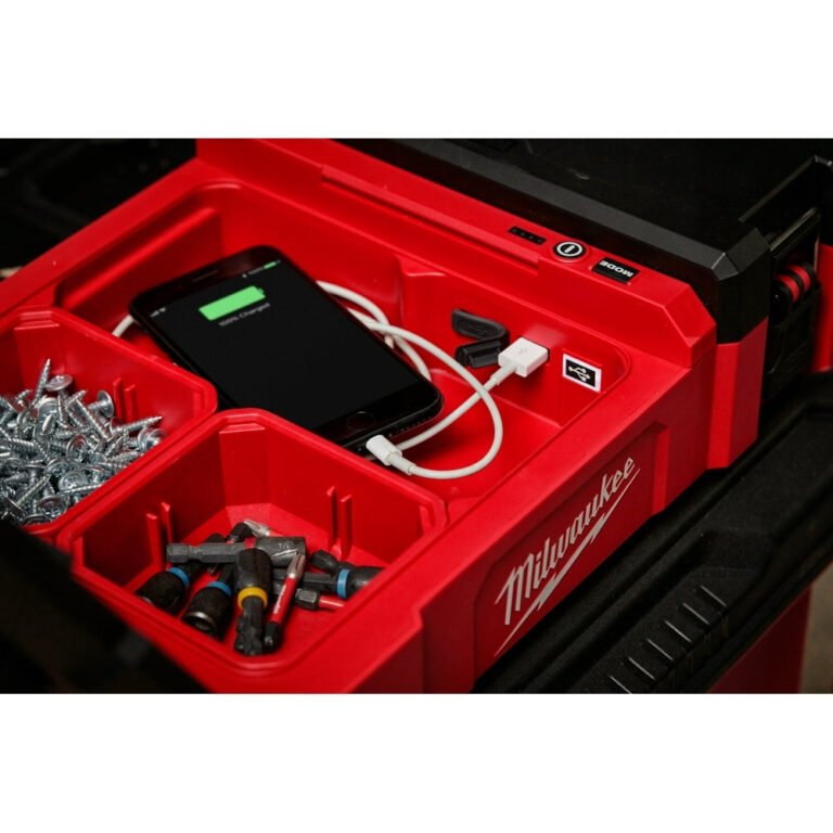 Milwaukee 2356-20 M12 PACKOUT 1,400-Lumen Flood Light w/ USB Charging, Tool Only