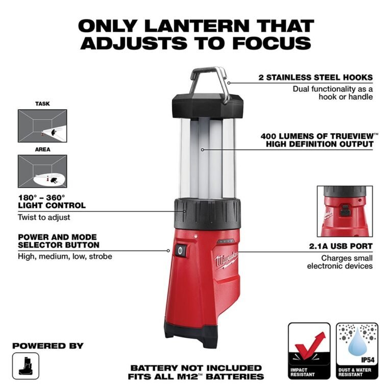 Milwaukee 2362-20 M12 LED Lantern & Flood Light