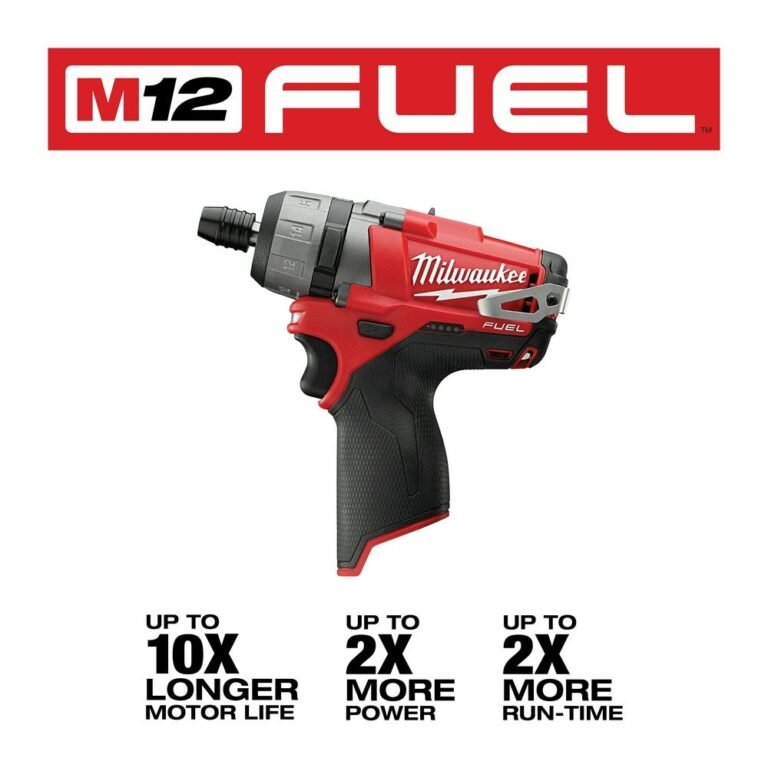 Milwaukee 2402-20 M12 FUEL 1/4″ Hex 2-Speed Screwdriver