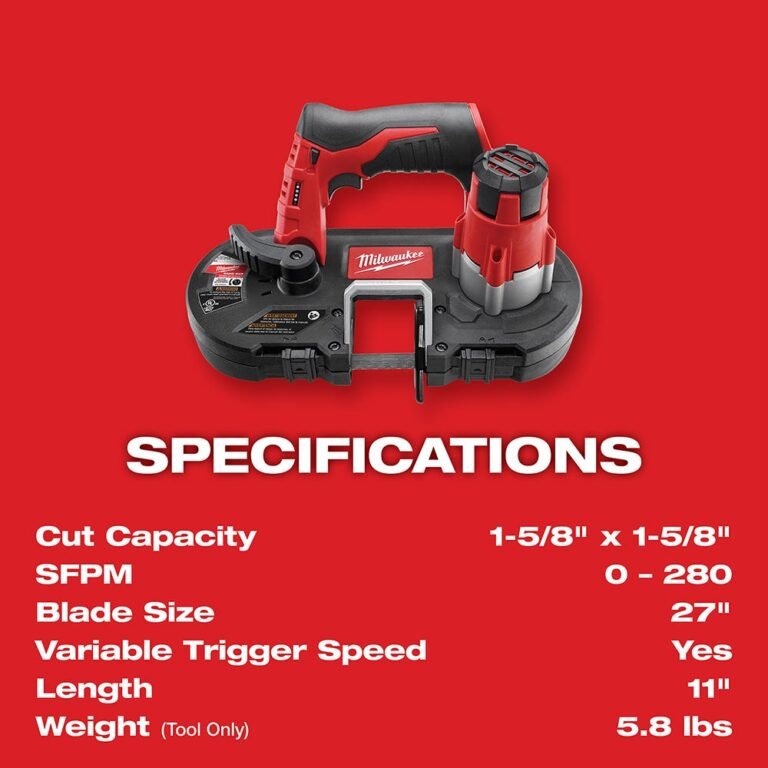 Milwaukee 2429-20 M12 Cordless Sub-Compact Band Saw
