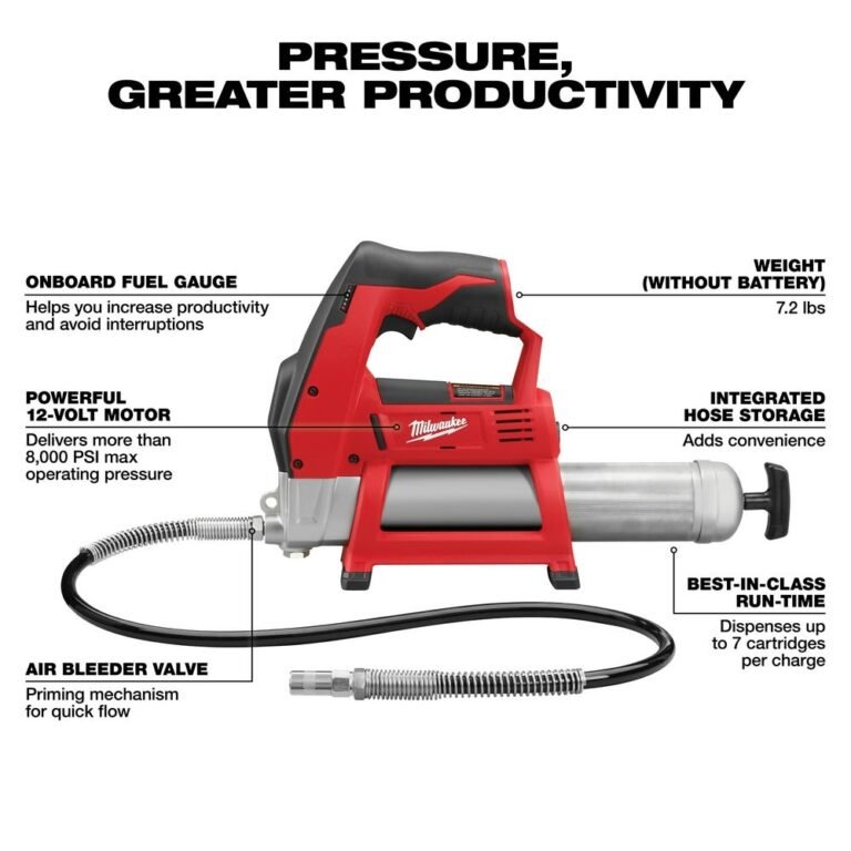 Milwaukee 2446-20 M12 Cordless Grease Gun