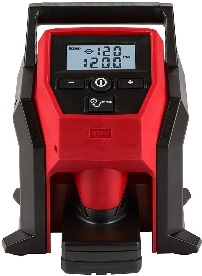 Milwaukee 2475-21XC M12 Cordless Compact Tire Inflator 4.0Ah Kit