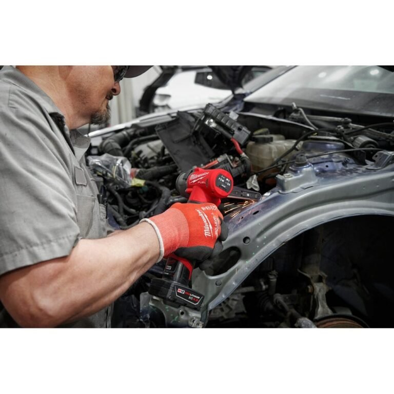 Milwaukee 2483-20 M12 FUEL 3/8″ X 13″ Bandfile Belt Sander, Tool Only