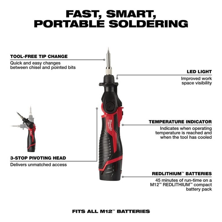 Milwaukee 2488-21 M12 Soldering Iron 1.5Ah Kit