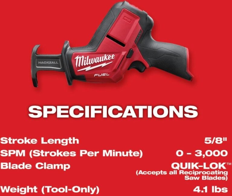 Milwaukee 2520-21XC M12 FUEL Brushless Hacksaw Reciprocating Sawzall 4.0Ah Kit