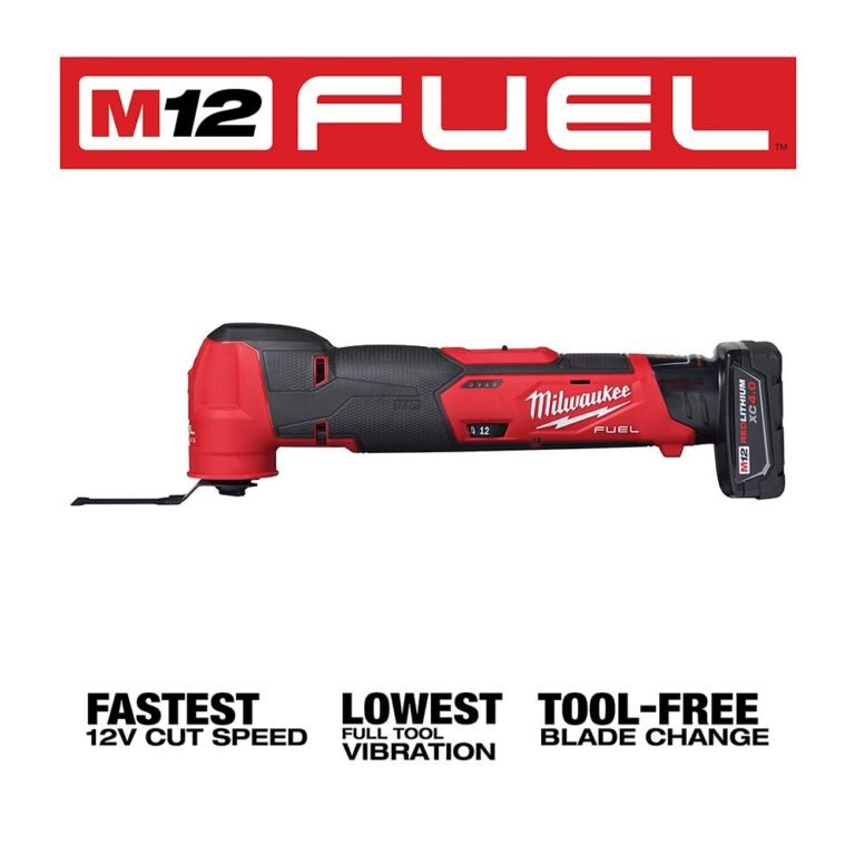 Milwaukee 2526-21XC M12 FUEL Brushless Oscillating Multi-Tool 4.0Ah Kit