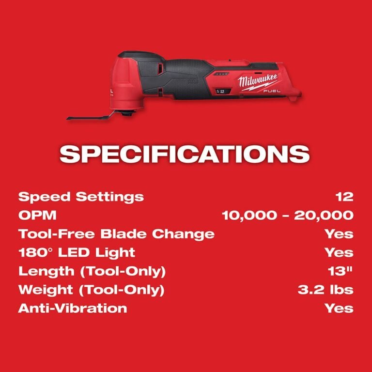 Milwaukee 2526-21XC M12 FUEL Brushless Oscillating Multi-Tool 4.0Ah Kit