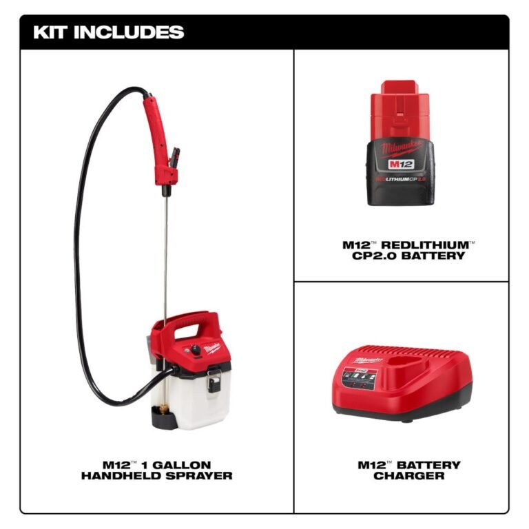 Milwaukee 2528-21G1 M12 1-Gallon Handheld Sprayer 2.0Ah Kit