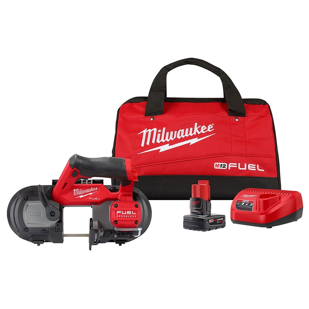 Milwaukee 2529-21XC M12 FUEL Compact Band Saw 4.0Ah Kit