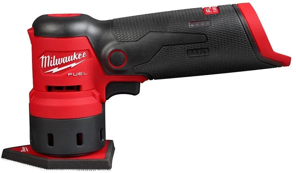 Milwaukee 2531-20 M12 FUEL Orbital Detail Sander, Tool Only
