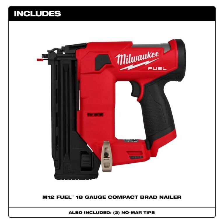 Milwaukee 2541-20 M12 FUEL 18-Gauge Compact Brad Nailer, Tool Only
