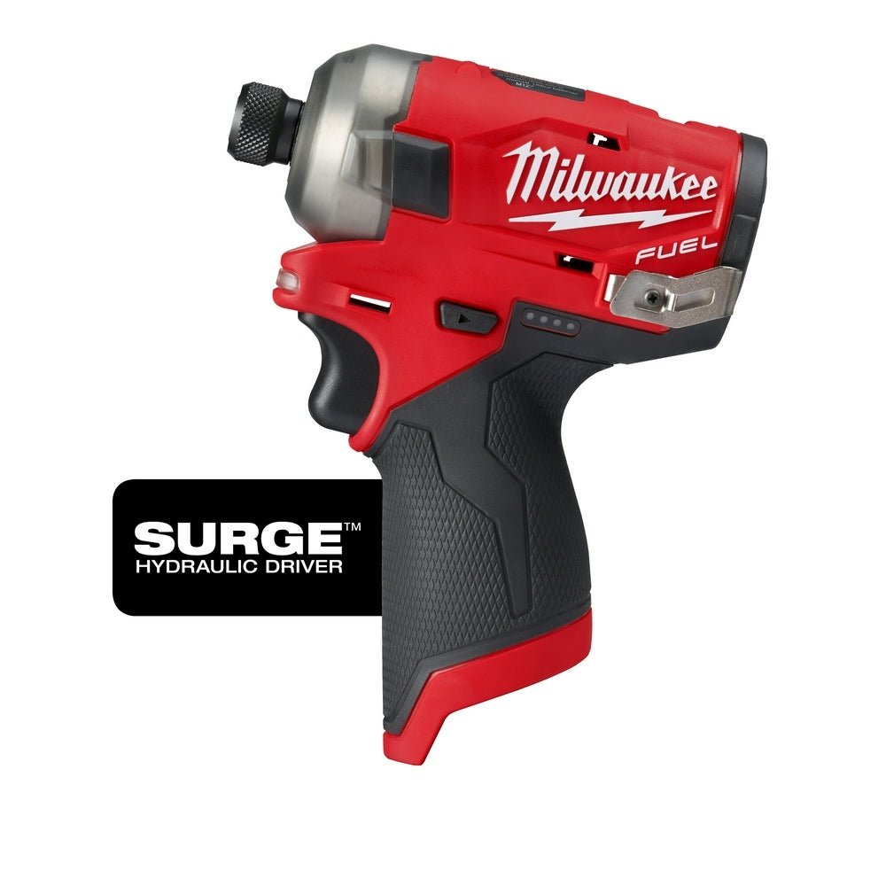 Milwaukee 2551-20 M12 FUEL SURGE 1/4″ Hex Hydraulic Impact Driver, Tool Only