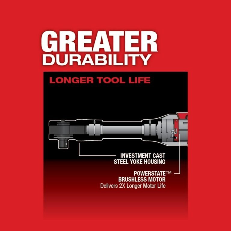 Milwaukee 2560-20 M12 FUEL 3/8″ Extended Reach Ratchet, Tool Only