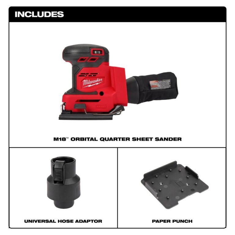 Milwaukee 2649-20 M18 1/4-Sheet Orbital Sander