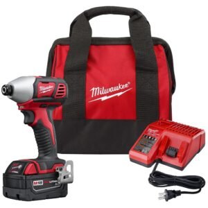 Milwaukee 2656-21P M18 Cordless 1/4-Inch Impact Driver 3.0Ah Kit