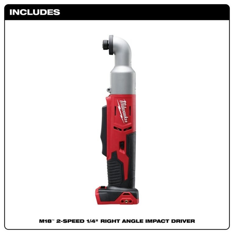 Milwaukee 2667-20 M18 Cordless 2-Speed 1/4″ Right Angle Impact Driver