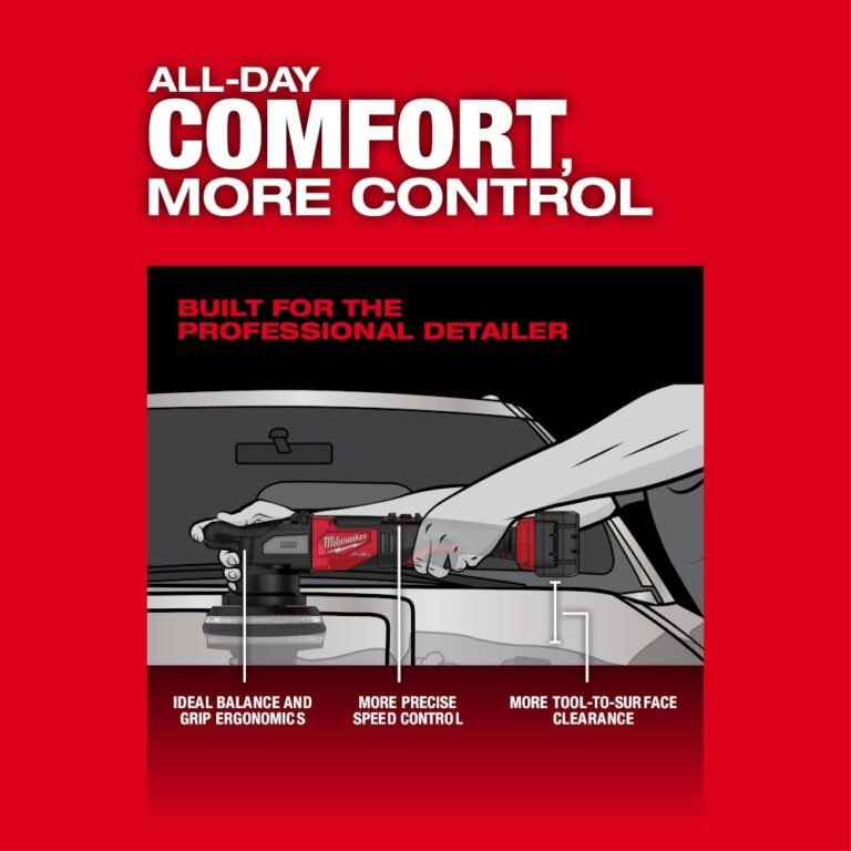 Milwaukee 2685-20 M18 FUEL 6-inch 21mm Random Orbital Polisher, Tool Only