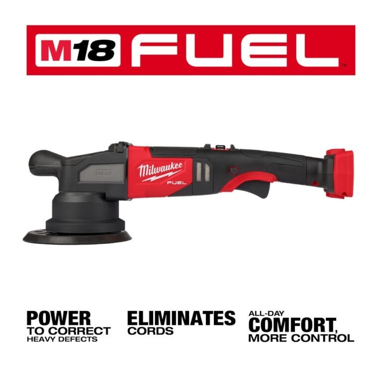 Milwaukee 2685-20 M18 FUEL 6-inch 21mm Random Orbital Polisher, Tool Only