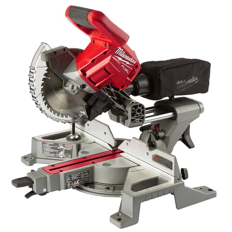 Milwaukee 2733-20 M18 Fuel 7-1/4 Dual Bevel Sliding Compound Miter Saw, Tool Only