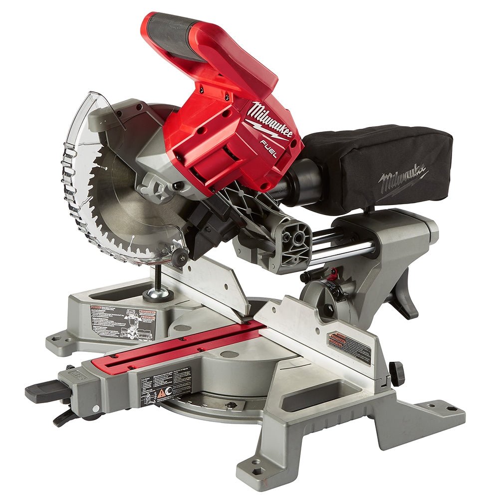 Milwaukee 2733-20 M18 Fuel 7-1/4 Dual Bevel Sliding Compound Miter Saw, Tool Only