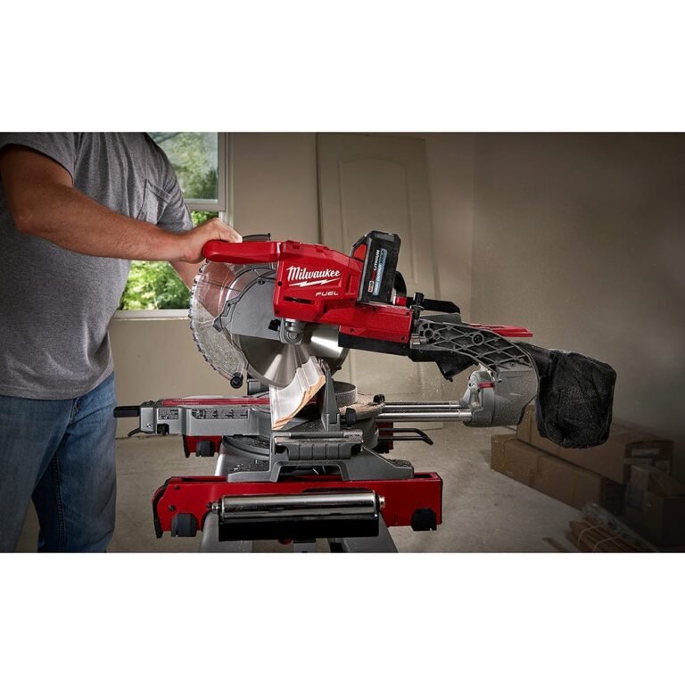 Milwaukee 2734-20 M18 10″ Dual Bevel Sliding Compound Miter Saw