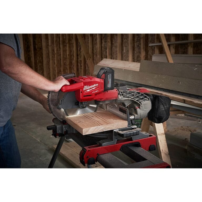 Milwaukee 2734-20 M18 10″ Dual Bevel Sliding Compound Miter Saw