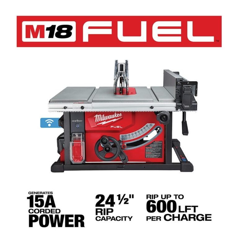 Milwaukee 2736-21HD M18 FUEL 8-1/4-Inch Table Saw with One-Key 12.0Ah HD Kit