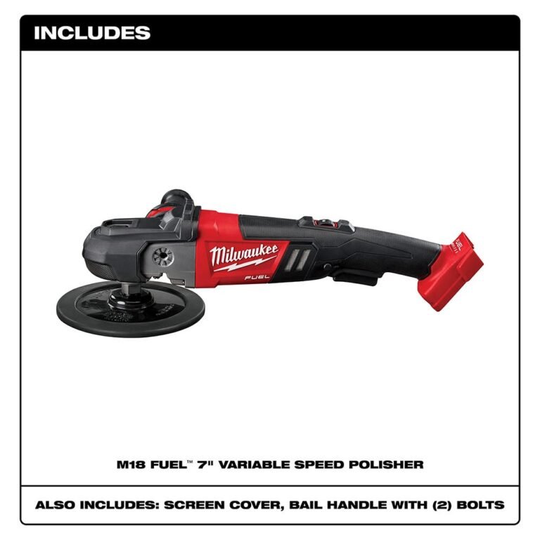 Milwaukee 2738-20 M18 7″ Variable Speed Polisher (Tool Only)