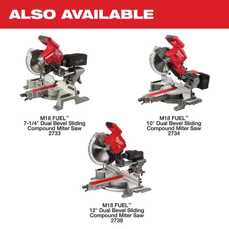 Milwaukee 2739-21HD M18 FUEL 12″ Dual Bevel Sliding Compound ONE-KEY Miter Saw 12.0Ah Kit