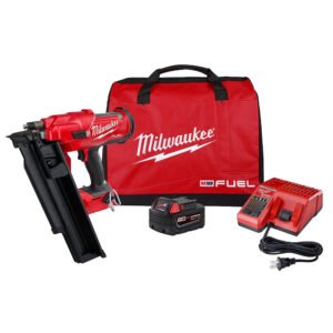 Milwaukee 2744-21 M18 FUEL Brushless 21-Degree Framing Nailer 5.0Ah Kit