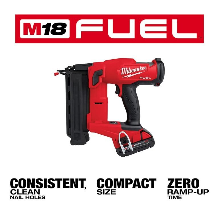 Milwaukee 2746-21CT M18 FUEL Brushless Cordless 18-Gauge Brad Nailer 2.0Ah Kit