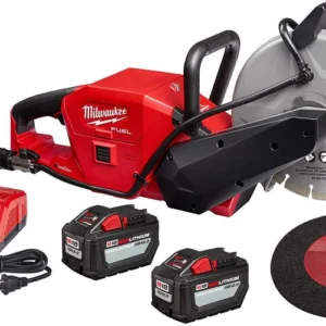 Milwaukee 2786-22HD M18 FUEL Brushless Cordless 9-Inch Cut-Off Saw with ONE-KEY 12.0Ah Kit