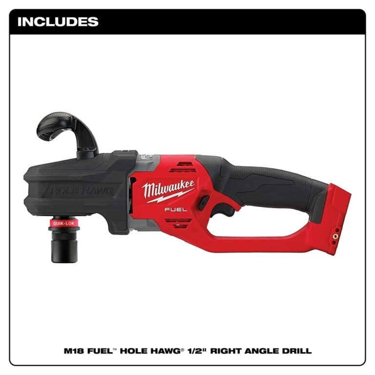 Milwaukee 2808-20 M18 FUEL Hole Hawg Right Angle Drill w/Quik-Lok, Tool Only