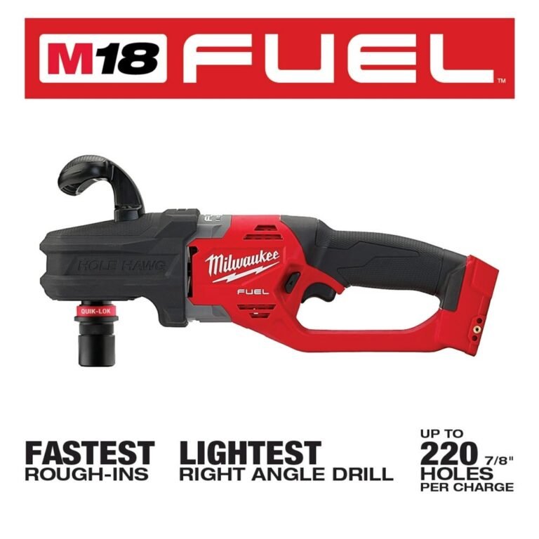 Milwaukee 2808-20 M18 FUEL Hole Hawg Right Angle Drill w/Quik-Lok, Tool Only