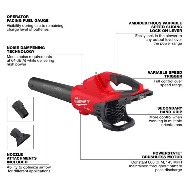 Milwaukee 2824-20 M18 FUEL Dual-Battery Blower, Tool Only