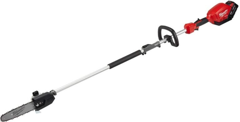 Milwaukee 2825-21PSB M18 FUEL 10″ Pole Saw with M18 Blower 8.0Ah Kit