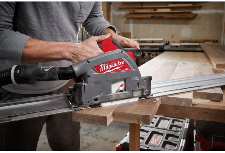 Milwaukee 2831-21 M18 FUEL 6-1/2″ Plunge Track Saw 6.0Ah Kit