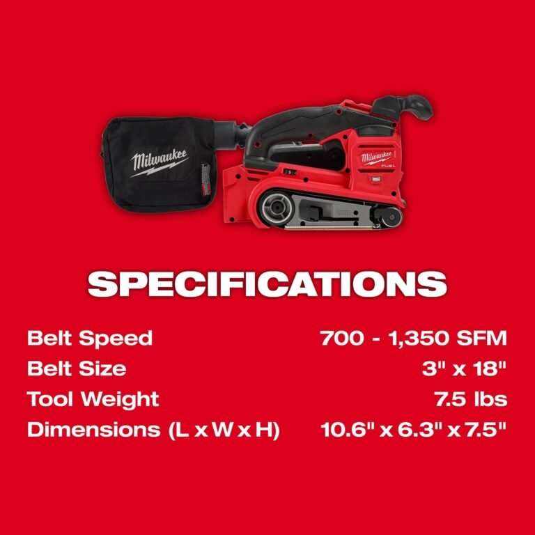 Milwaukee 2832-20 M18 FUEL 3-in. x 18-in. Cordless Belt Sander